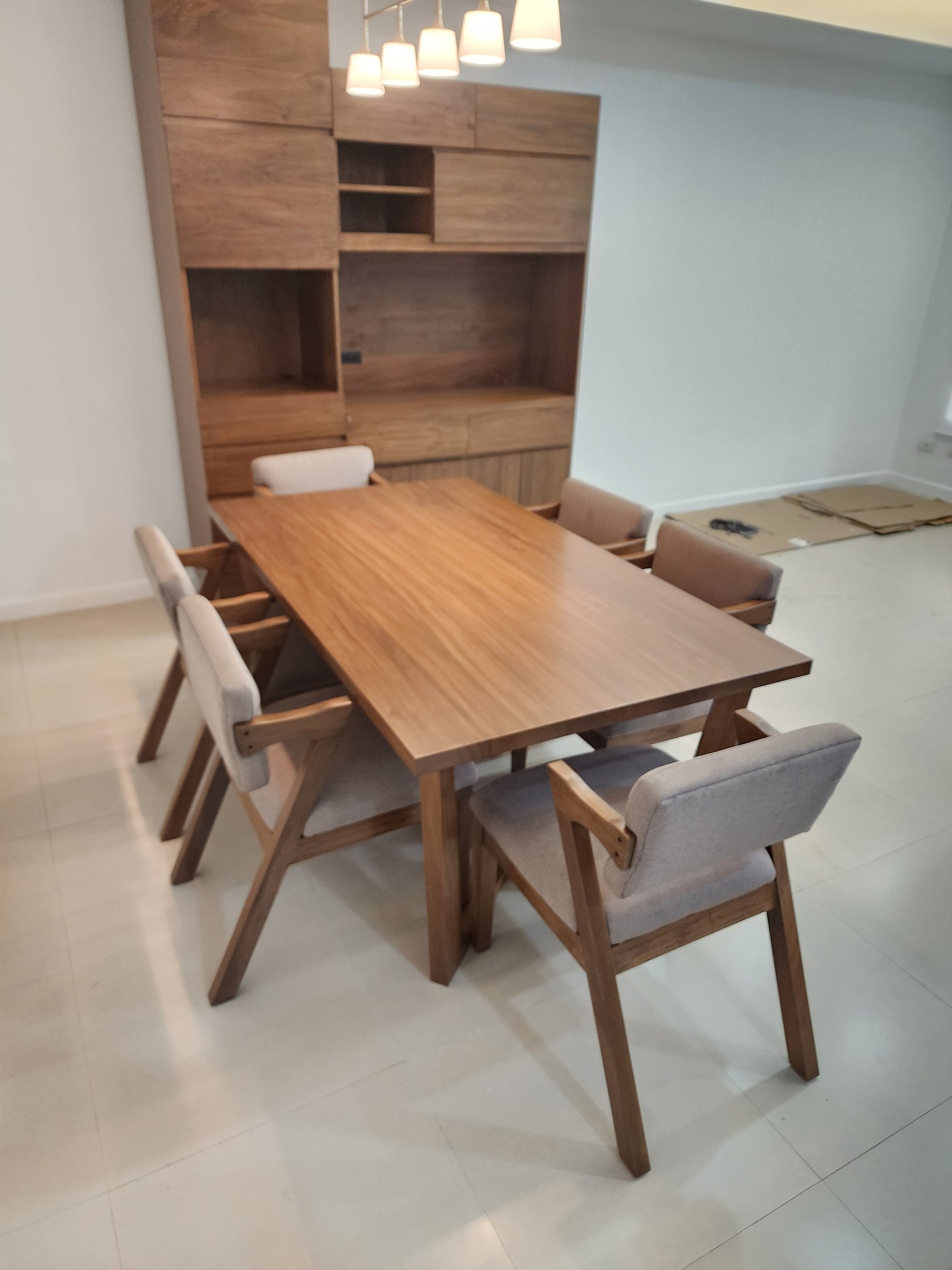 LOURDES 6-SEATER DINING SET