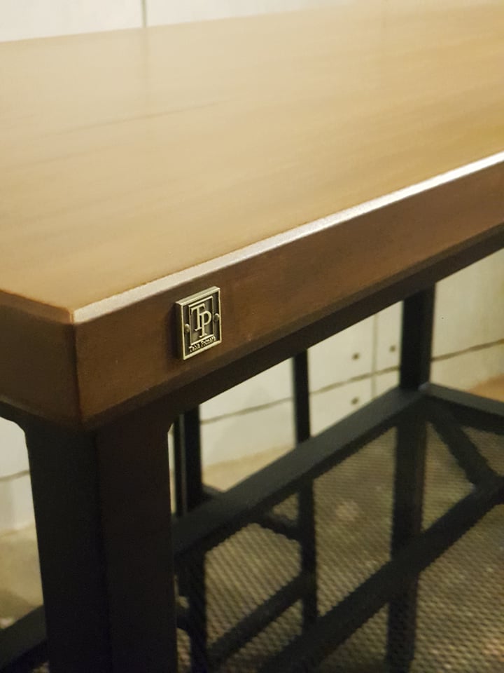 LUIGI BAR TABLE AND BAR STOOL