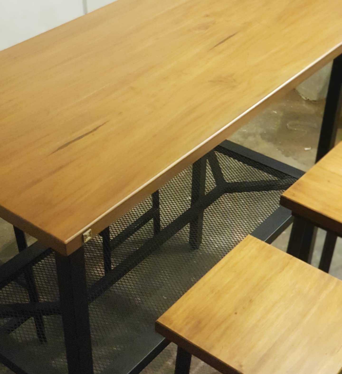 LUIGI BAR TABLE AND BAR STOOL