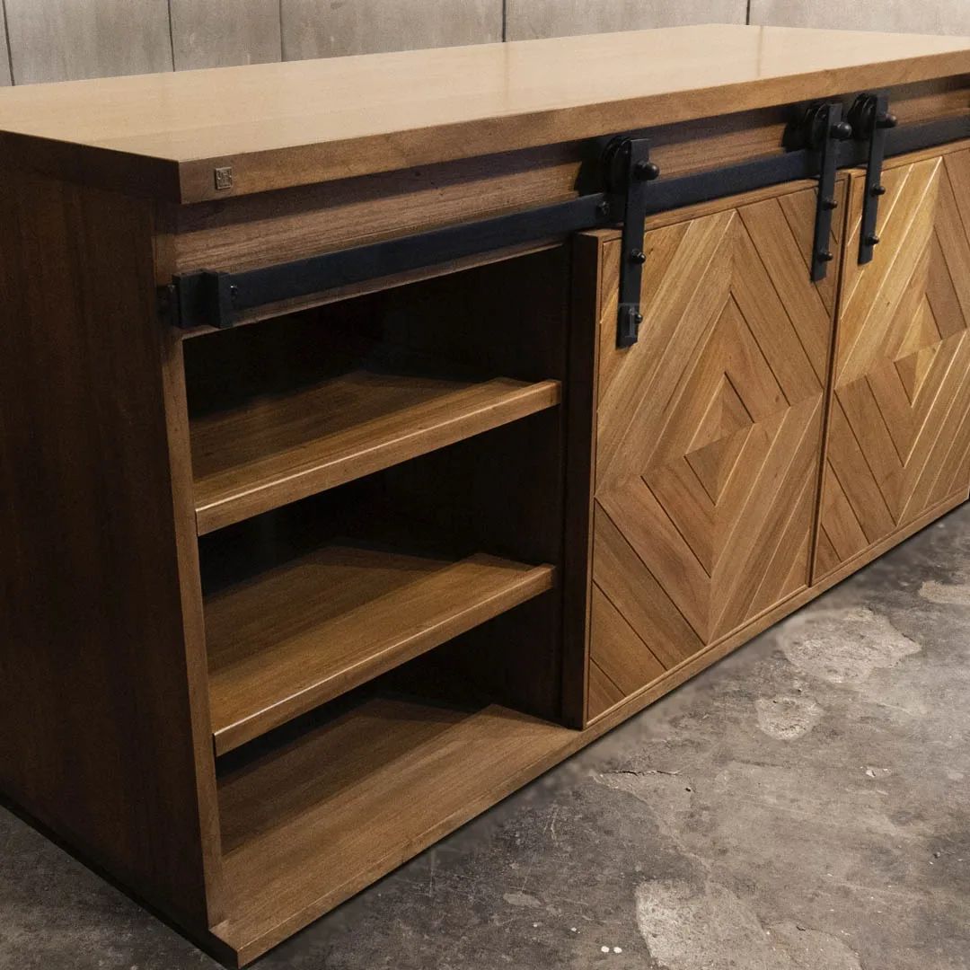 MARIO INDUSTRIAL FARMHOUSE BUFFET TABLE