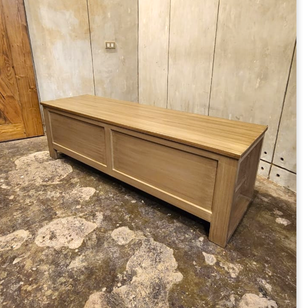AVERY WOODEN STORAGE BENCH