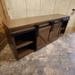 GUILSON INDUSTRIAL CONSOLE WITH BARN DOOR