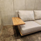 LUNA 2-3 SEATER SOFA WITH ARM REST TABLE