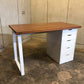 DALLAS DESK WITH 5-DRAWERS PEDESTAL