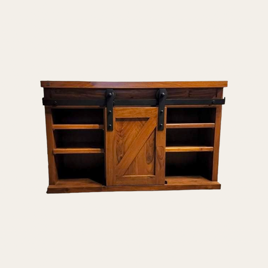 CORTEZ CONSOLE WITH BARN DOOR